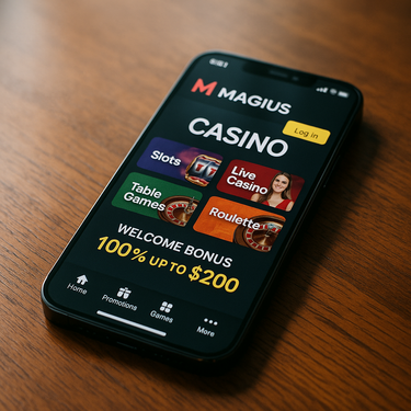 Magius Casino - Mobile Platform - iPhone and Android